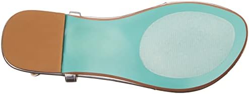 Betsey Johnson Blue Women's SB-ALTA Sandal, Silver, 8.5 | Image 3