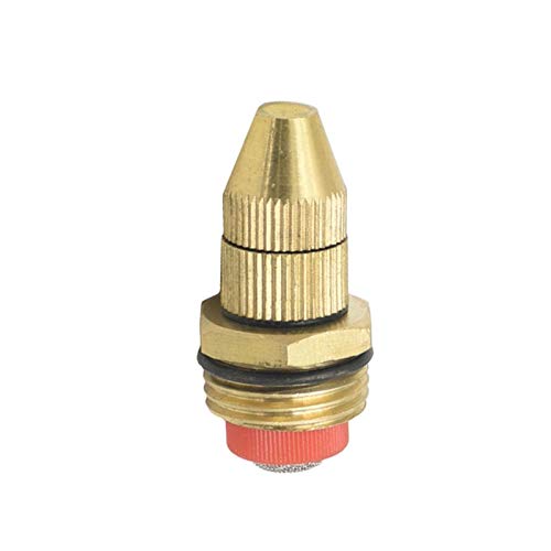 Raccords d'irrigation, HoseCouplingBrass 1/2 Pouce Mâle Pulvérisateur Buse D'atomisation Buse De Brouillard D'eau Réglable Tête D'arrosage D'irrigation De Jardin avec Filtre 1 Pc (Couleur : Jaune)