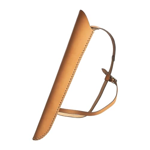 kowaku Archery Back Arrow Quiver Arrow Holder Storage Pouch Adults Bowman Easy to Carry Cosplay Props Hunting Quivers Quiver Bag, Yellow