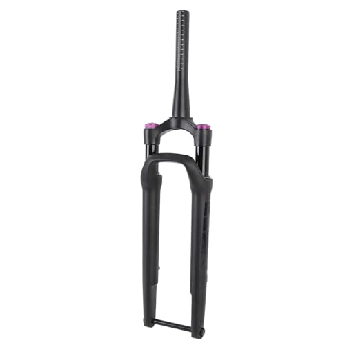 UPALDHOU Hornera de Suspensión Delantera de Bicicleta, Aleación de Aluminio de Mm a Través del Eje, Fácil Instalación con Eje de Mm, Horquilla de Suspensión de Aire de Bloqueo Manual para (BLUE)