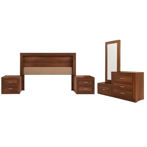 Lista de Recamaras Baratas Cdmx favoritos de las personas. 43 Kessa Recamara King Size 5 Piezas Valentina - Parota