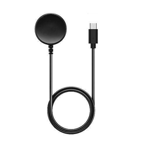 Type C Charger Cable Fast Charging Fit for Samsung Galaxy Watch 6/Watch 6 Classic/Watch 5/5 Pro/Watch 4/4 Classic/Watch 3/for Galaxy Watch Active 1/2 Wireless Charging Cable Cord Dock Stand Base