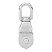 M20 Double Pulley Block, Double Wheel Lifting Sheave 2PCS Wire Rope Crane Double Pulley Block Load Heavy Objects with Daily Routine and Industrial Use