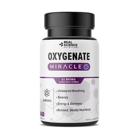 Real Science Nutrition Offers Oxygenate Miracle - Formulated for Lung Support, Helps Relieve Symptoms of Low Oxygen Such as Shortness of Breath, Rapid Heart Rate, Snoring, Wheezing, and Others Cover