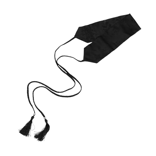 Kimono Embroidered Waist Belt: Japanese Embroidered Wide Waistband Girdle - Waistband with Tassel Yukata Kimono Accessories