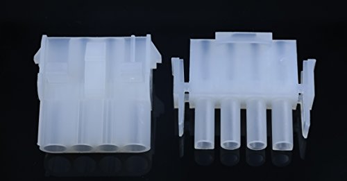 Molex -3 Match Set - (4-Pin) w/14-20 AWG, Wire Connector miniatura 2