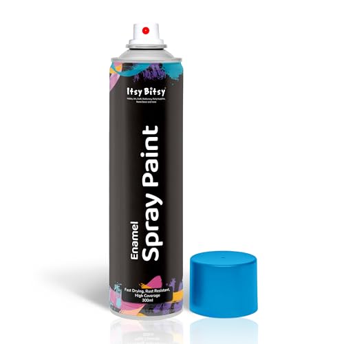 Image of Itsy Bitsy Spray Paint Pepsi Blue - 300ml | Multi-Surface Quick Drying Spray Paint for Metal, Wood, Plastic, Wall & DIY Craft Projects