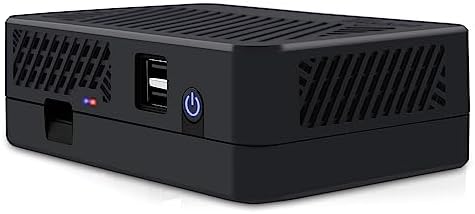 GeeekPi DeskPi Lite Pi5 behuizing met power-knop, PCIe naar M.2 HAT