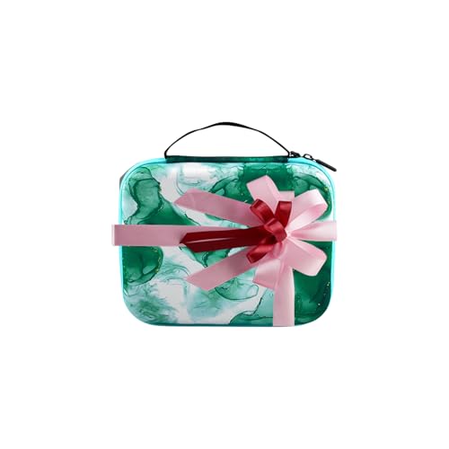 Image of 30 Slot Diamond Art Storage Box | Green Bead Organizer Case with Drill Tools, Portable Craft Box, For 5D DIY Art Kits