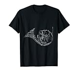 Photo Gallery t-shirt corno francese nero w/w lettering maglietta Photo Gallery t-shirt corno francese nero w/w lettering maglietta
