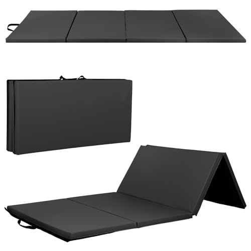 Gymnastics Mats Foldable Tumbling Mats Portable Gymnastics Exercise Mat Thick Gymnastics Tumbling...