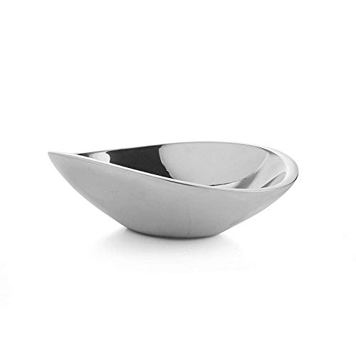 Nambe Butterfly Bowl, 4.75-inch - Small Sculptural Metal Alloy Bowl, Modern Accent Piece for Dining & Decor, Oven to Table - Keeps Food Warm or Chilled for Dips, Snacks, Baked Goods - Made in India