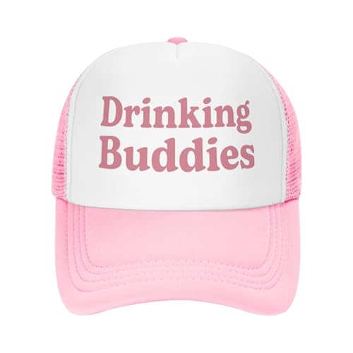 Drinking Buddies Funny Trucker Hats for Women - Humorous Drinking Party Hats for Adult Parties & Events