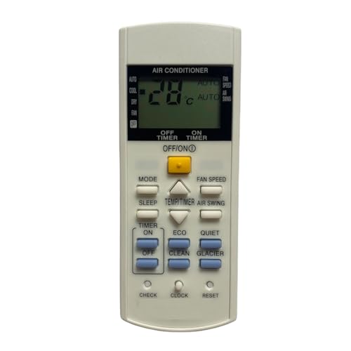 Image of Upix AC Remote No. 29F (No Backlight), Compatible /Replacement for Sanyo AC Remote Control (Exactly Same Remote Will Only Work)