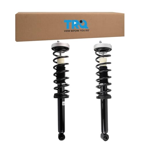 Image of TRQ Rear Shock & Spring Assembly Set Compatible with 2004-2010 BMW 525i 528i 530i 535i 545i