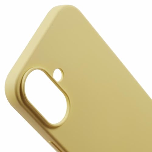 Image of ArmourPro Silicone Back Case for iPhone 16 Soft-Touch Case | Yellow