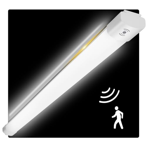 Deckenleuchte Mit Bewegungsmelder – Rund, 12 Watt, 360° Sensor Für Flur & Keller
