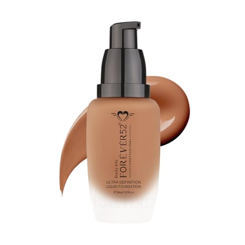 Image of Daily Life Forever52 Ultra Definition Liquid Foundation|24H Wear, Medium to Full Coverage, Pore-Minimizing & Mattifying, Long Lasting, Anti-Aging, Satin Finish | All skin types - Eclair (FLF002) 30ml