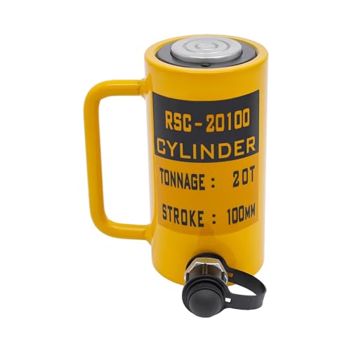 Hydraulic Cylinder Jack, RSC-20100 Hydraulic Jack, Hydraulic Jack, lifting capacity of 20T/44092lbs 4inch in narrow spaces 3.31 * 6.46inch