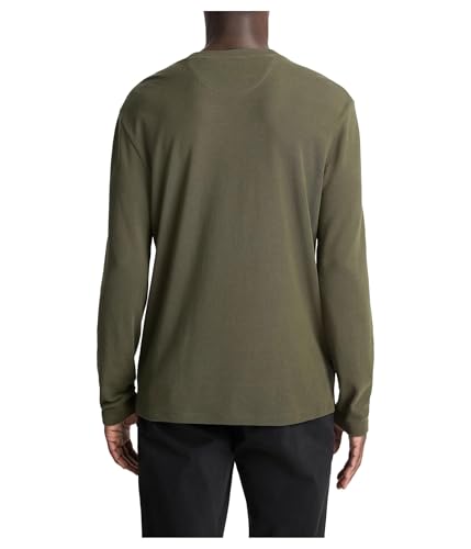 Microwaffle Double Col L/S Crew Vince pour éviter le froid sans pull lourd