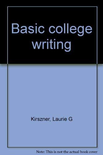 Basic college writing 0393090477 Book Cover