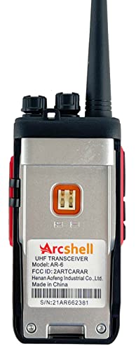 Arcshell Rechargeable Long Range Two-Way Radios With Earpiece 4 Pack Walkie Talkies Li-Ion Battery And Charger Included #TOP6