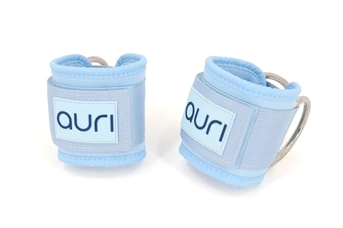 Auri Fit Padded Ankle Strap with Stainless Steel D-Ring - Plush, Luxury, Aesthetic Neoprene for Comfort and Support for Glute, Leg, & Booty Workouts - Cable Exercise Machines, Kickback, Leg Extension, Hip Abductor (Skye - Single) - image 2
