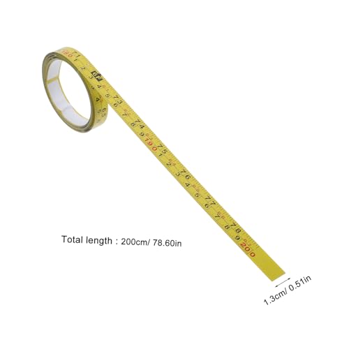 Cinta Métrica Adhesiva de Acero DOITOOL 78.74 in miniatura 2