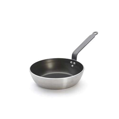 De Buyer - Sauteuse bombée antiadhésive CHOC en aluminium - Diamètre 24 cm -, Gris