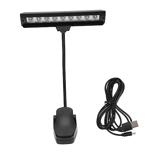 VINTORKY Foldable Music Score Clip Light Led Reading Lamp Multi-Function Charging Table Lamp