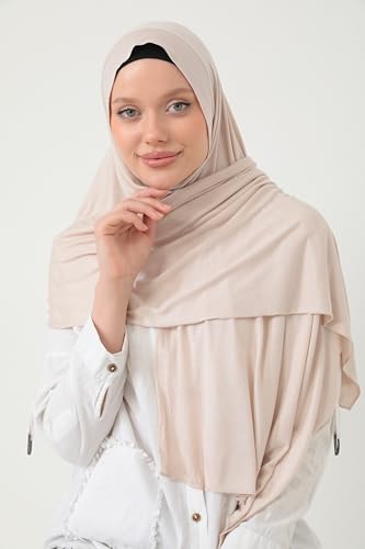 Viscose Hijab – Stylish Head Scarf for Women, Soft and Lightweight Head Wraps, Perfect Scarf for Women's Hair2