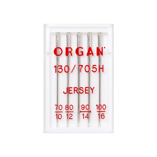 5 Pcs Organ Sewing Machine Needles, Ball Point Jersey Needle...