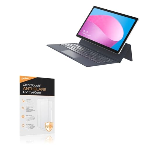 BoxWave Screen Protector Compatible With Alldocube nuvision - ClearTouch Anti-Glare Anti-UV EyeCare (2-Pack), Filters out Harmful Blue Light Reduce Fatigue