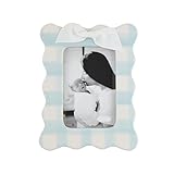 Mud Pie Vertical Blue Bow Frame; 7' x 7'