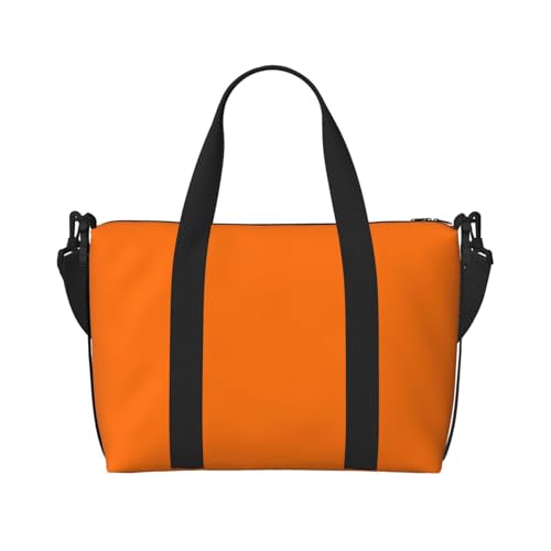 Carry On Duffle Bags Overnight Weekender Bags for Women, orange Personal Item Travel Bag, Travel Essentials Sport Gym Bag for Men Women