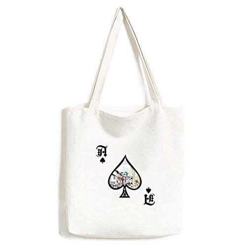 Sac à main de poker lavable finition artistique Little Inns in Lijiang