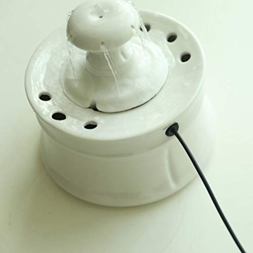 Balacoo Distribuidor de Água para Gatos Moda Criativa Adorável e Fofo Fonte de Água Cogumelos Fonte