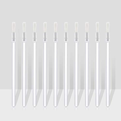 PIXNOR 50 Pçs/Set Descartável Escovas de Lábio Batom Lip Gloss Varinhas Aplicador para Casa E Salão
