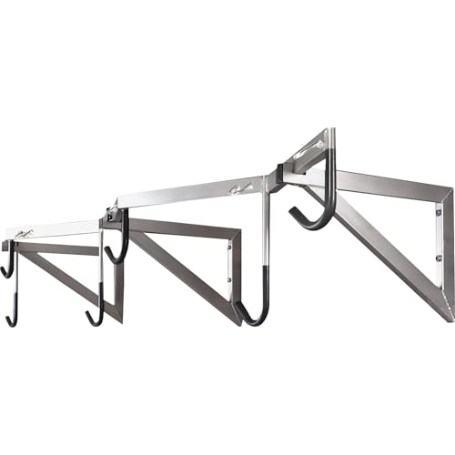 Mottez B138C Range-vélos modèle pro 6 vélos Gris 200 x 35 x 55 cm