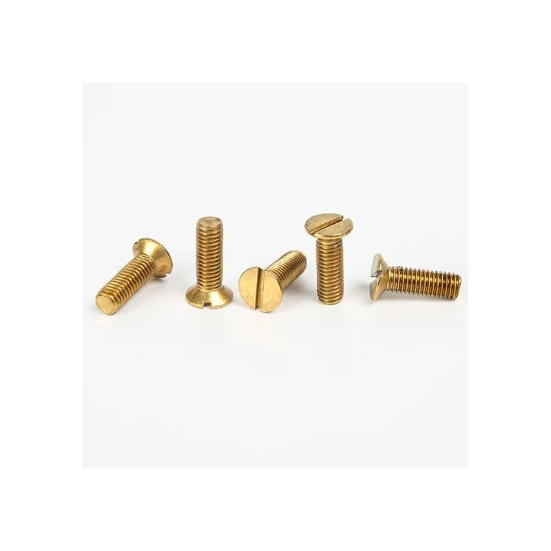 Tornillo de máquina de acero inoxidable Tornillos de latón con cabeza plana avellanada ranurada M4-M12(M8 x 1.25 x 30mm)