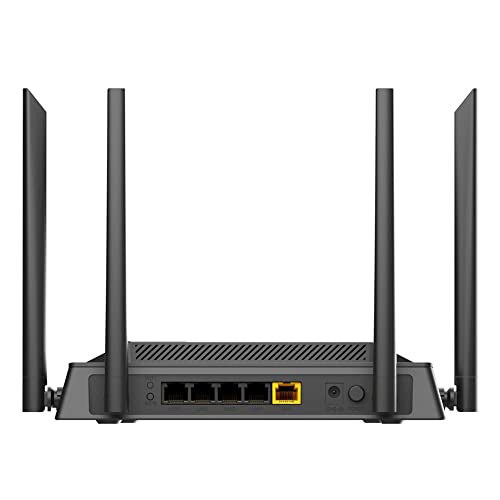 Roteador Wireless Ac 1200Mbps Wan/Lan Gigabit-Ethernet 802.11Ac com 4 Antenas Externas 5Dbi