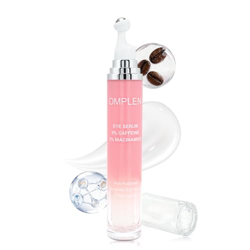 Omplen 5% Caffeine Eye Serum, Hyaluronic Acid & Niacinamide, Under