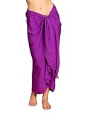 PANASIAM Sarong uni purple, 250x116cm