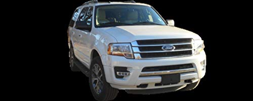 Image of QAA Is Compatible With 2015-2017 Ford Expedition 1 Piece Stainless Front Grille Accent Trim, 1.25 inch Width SG55383