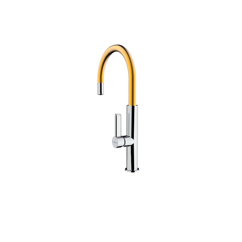 Grifo Teka FORMENTERA TOP FOT 995 CROMO/BRASS, Moa