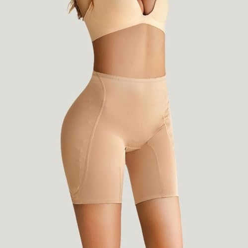 Image of Women High Waist Shapewear Shorts Tummy Control Butt Lifter Seamless Body Shaper Slimming Thigh Shaper for Dress