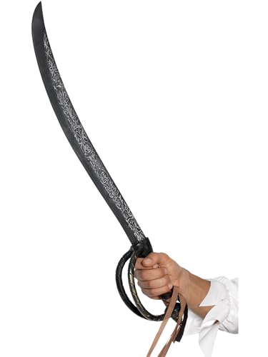 Smiffys Épée pirate, 70cm / 28in, effet vieilli, Deluxe Halloween
