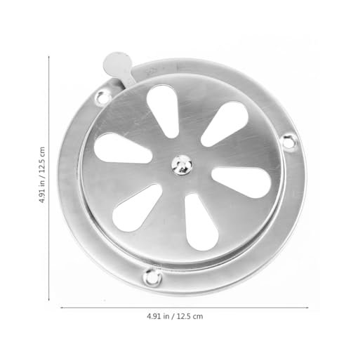 Amortiguador de aire de acero inoxidable para rejilla de ventilación de RV 2