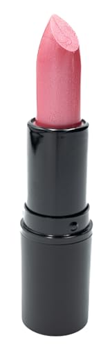 Image of Pure Ziva Crystal Rose Medium Warm Pink Satin Lipstick Color Moisturizing Paraben Free, No Animal Testing & Cruelty Free Lip Makeup Color