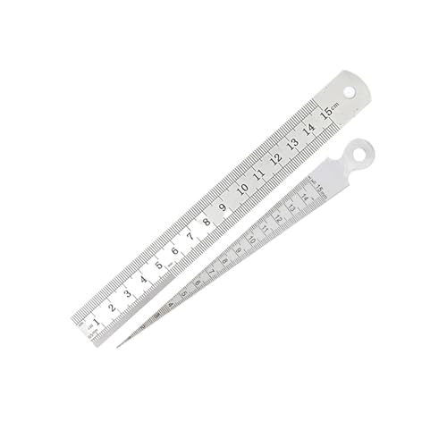 Calibrador de galgas de espesores de acero Wedge Feeler Gauge 0-15mm miniatura 1